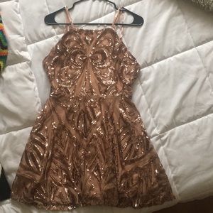 Super cute flowy sequined dress from Akira